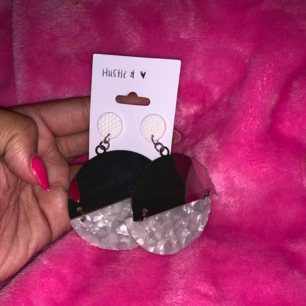 Hand made earrings From My Brand Hustle and Heart